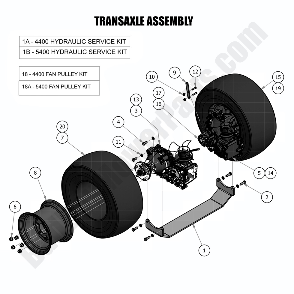 2018 Outlaw & Outlaw Extreme Transaxle Assembly
